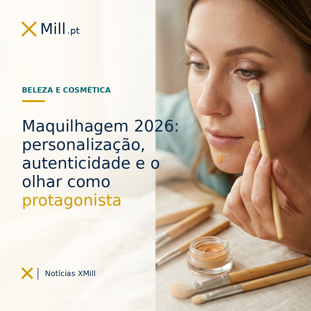 Maquilhagem 2026: personalização, autenticidade e o regresso ao olhar como protagonista