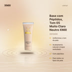 Base com Péptidos, Tom 05 Muito Claro Neutro XMill – vantagens