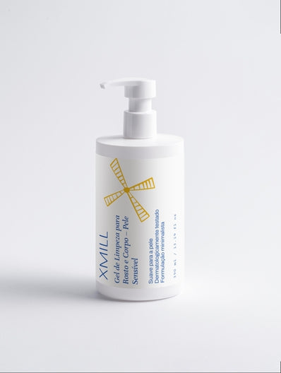 Gel detergente Viso e Corpo per pelli sensibili (390ml)