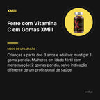 Ferro com Vitamina C em Gomas XMill – modo de utilização
