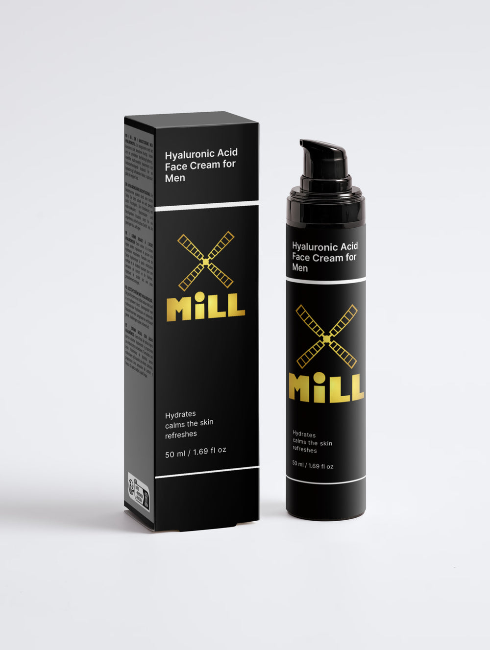 Creme Facial com Ácido Hialurónico para Homem