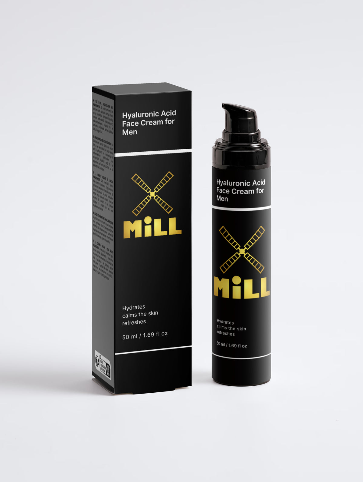 Creme Facial com Ácido Hialurónico para Homem