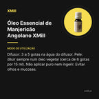 Óleo Essencial de Manjericão Angolano XMill — Modo de utilização
