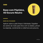 Base com Péptidos, 40 Escuro Neutro — Modo de utilização