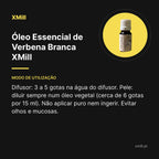 Óleo Essencial de Verbena Branca XMill — Modo de utilização