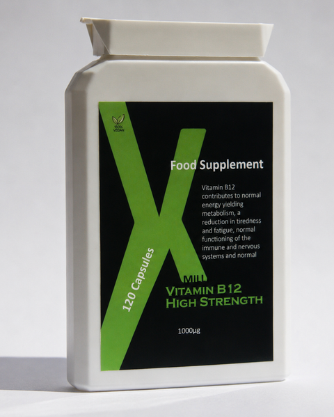 XMill Vitamina B12 High Strength — frente